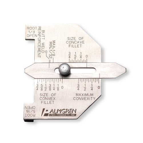 Palmgren Butt & Fillet Weld Gauge - Silver - 55501