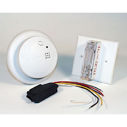 Universal Security 120 Volt AC Powered Smoke Alarm for the Hearing Impared - USI-2413 Best Price