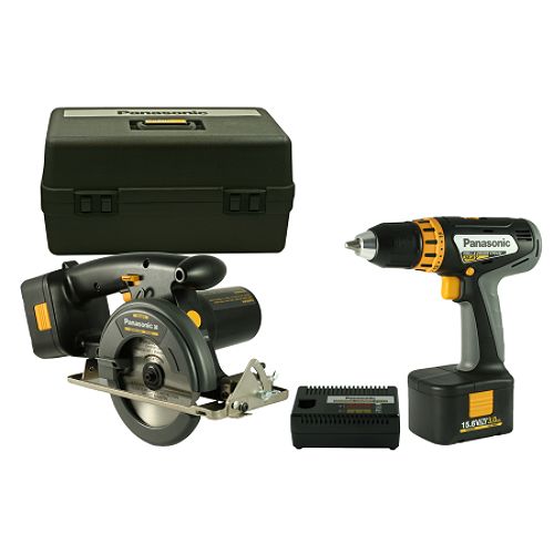 Panasonic 15.6V Cordless in.Woodin. 2pc Combo Kit - EYC135NQKW