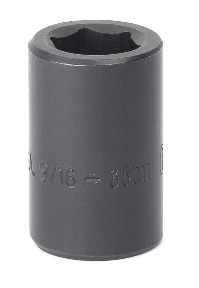 Allen 1/2 in. Drive Standard Metric Impact Socket, 6 pt., 43mm