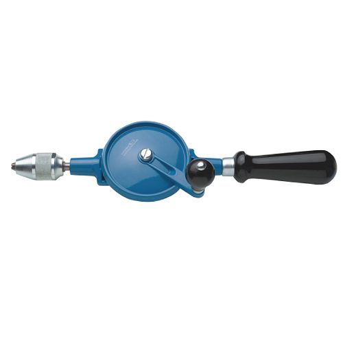 Footprint Tools Hand Drill, dual pinion with Jacobs Chuck - 5 16 in. Capacity