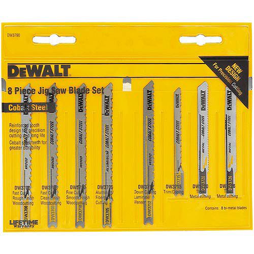 DeWalt 8 pc. U-Shank Jig Saw Set 