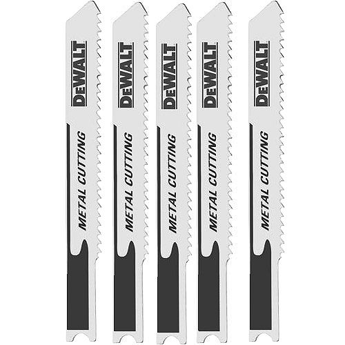 DeWalt 3 in. 36TPI U-Shank Sheet Metal Cut Jig Saw Blade, 5 pk. - DW3728-5 by Jig Saw Blades