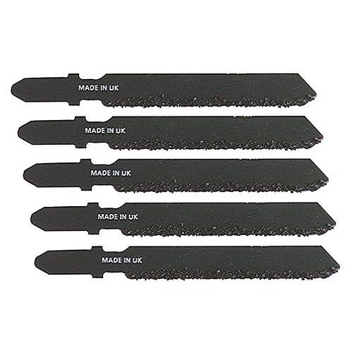 DeWalt 3 in. Carbide Grit T-Shank Masonry Board Cut Jig Saw Blade, 5 pk. 