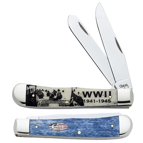 Case American Military Service Trapper Knives - Model #7044 WWII Best Price