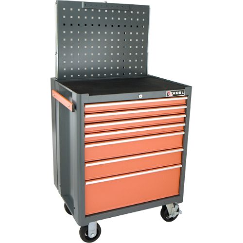 Excel 26 in. Roller Cabinet with Pop-Up Pegboard - TB205B-X Best Price