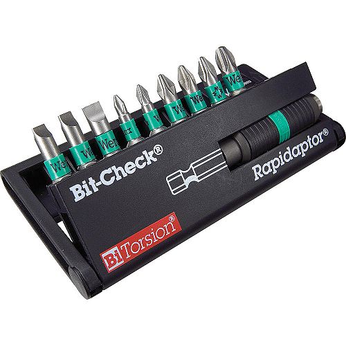Wera 10-Piece BiTorsion Bit- Check Set - 80863 Best Price
