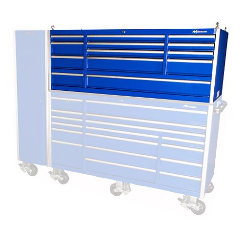 Montezuma 72 in. 13-Drawer Top Chest - Blue - 81000 Best Price