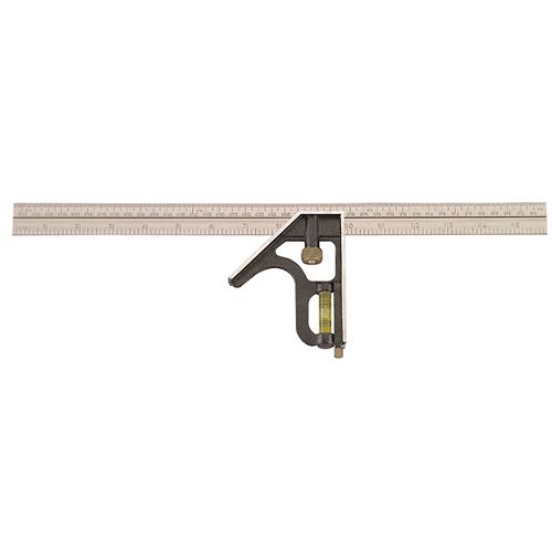 Johnson 16 in. English/Metric Metal Combo Square - 420EM Best Price