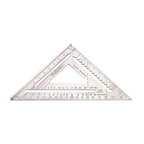 Johnson 12 in. Aluminum Rafter Angle Square w/Manual - RAS-120 Best Price