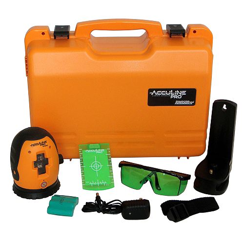 AccuLine Pro Self-Leveling Cross-Line Laser Level w/GreenBrite Technology - 40-6640 Best Price