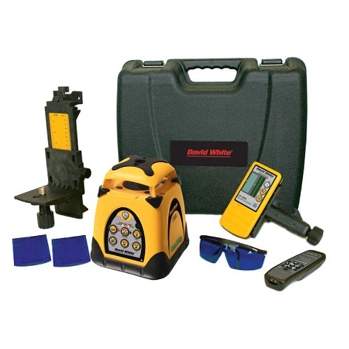 David White 3150G Green Beam Hz and Vertical Split Beam Self Leveling Int./Ext. Laser Leve Best Price