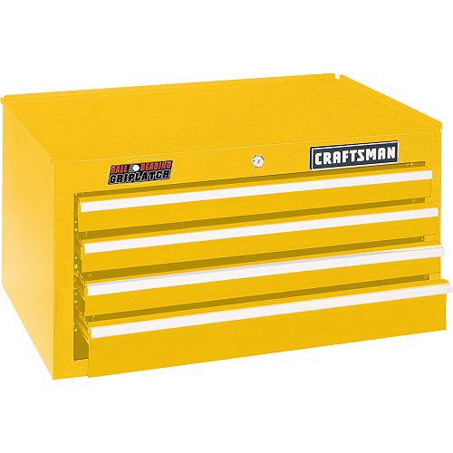 Craftsman 4-Drawer Intermediate Chest  16 in. Deep  Ball Bearing  Yellow Best Price