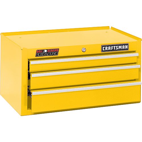 Craftsman 3-Drawer Intermediate Chest  26-1/2 in. Wide  Ball Bearing  Yellow Best Price