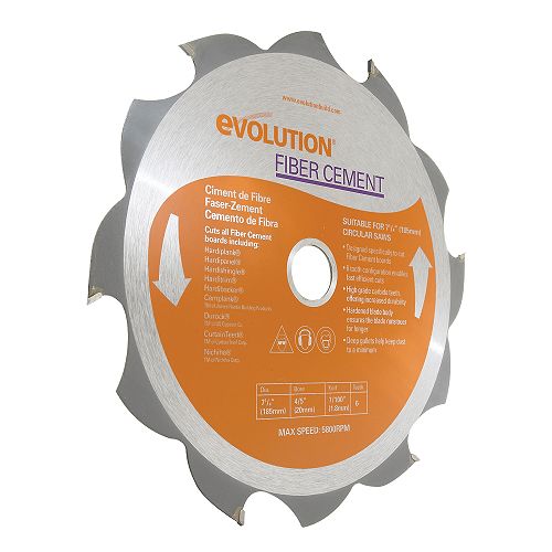 Evolution Fiber Cement Cutting Blade  6 teeth - 82832 Best Price