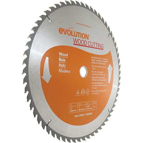 Evolution Rage Chop Saw Specialty Blade - Wood Cutting - 82849 Best Price