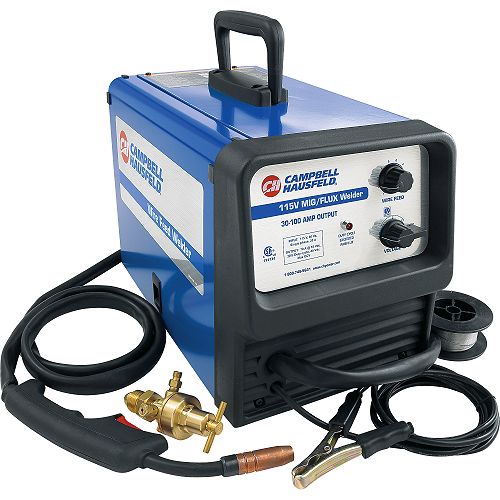 Campbell Hausfeld 115 volt MIG Flux Core Wire Feed Welder - 82888 