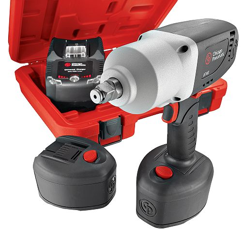 Chicago Pneumatic 12 volt Cordless 1 2 in. Impact Wrench 