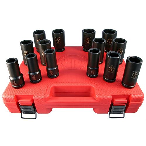 Chicago Pneumatic 14 pc. SAE Deep Impact Sockets  3/4 in. Drive Best Price