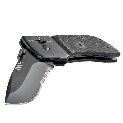 Seber Black Ratcheting Military Knife - 82963 Best Price