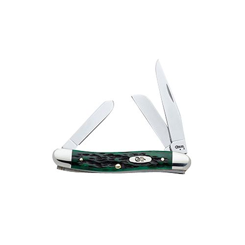 Case Pocket Worn Bermuda Green Bone Stockman Knife - 83216 Best Price