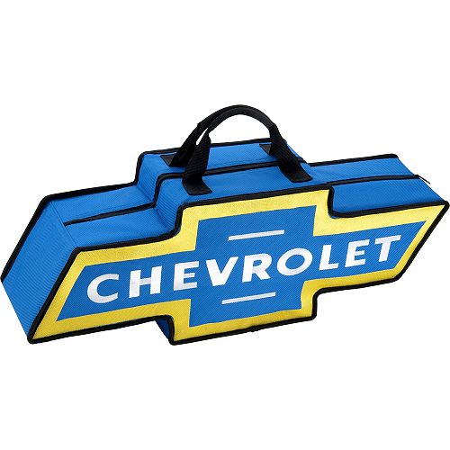 GoBoxes Logo-Style Canvas Chevy Bowtie - Blue with Yellow Border Bag - 83237 Best Price