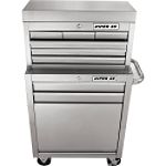 Viper Tool Storage 8-Drawer Roll-Away, Stainless Steel Combo - 83260