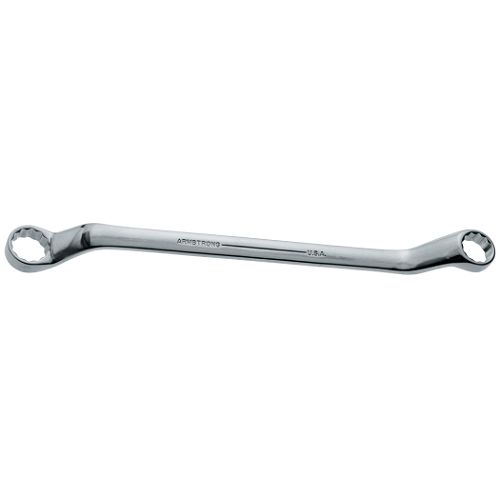 Armstrong 1-1/8 x 1-5/16 in. 12 pt. Full Polish 45 degree Offset Long Box Wrench - 27-475 Best Price