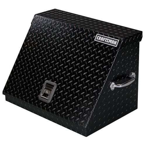 Craftsman 26 in. Portable Tool Box in Diamond Aluminum - Black Best Price