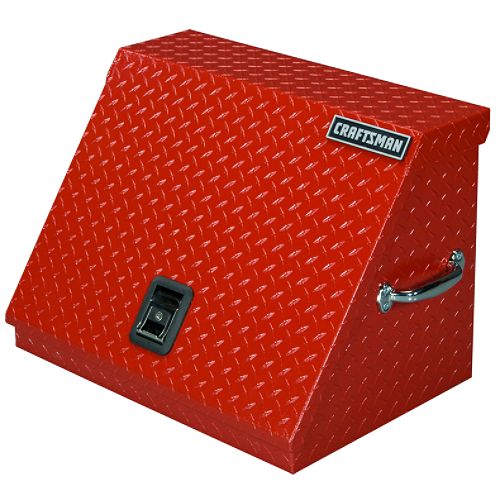 Craftsman 26 in. Portable Tool Box in Diamond Aluminum - Red Best Price