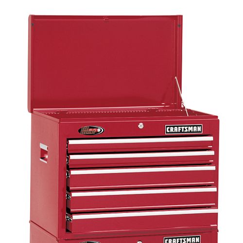 Craftsman 26 in. 5-Drawer Ball-Bearing Chest - Craftsman Red Best Price