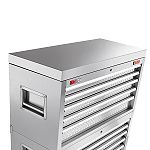 41 in. 5-Drawer Protect-It Stainless Steel Chest - Diamond - 87806