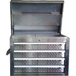 27 in. 4-Drawer Protect-It Stainless Steel Chest - Diamond - 87880