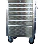 27 in. 6-Drawer Protect-It Stainless Steel Rolling Cabinet - Diamond - 87881