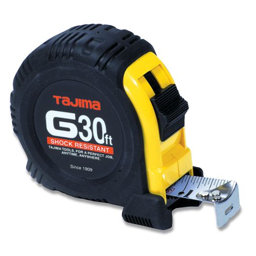 Tajima Tool Corp G-30 30 ft. shock resistant tape measure