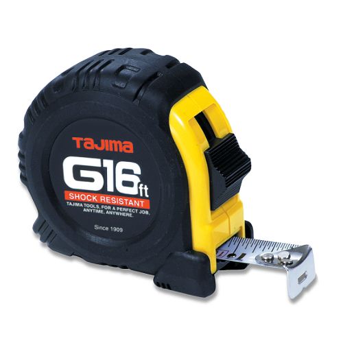 Tajima Tool Corp G-16 16 ft. shock resistant tape measure - G-16BW Best Price
