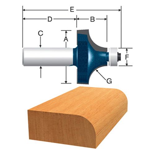 Bosch Tools Ct 3 8 Roundover W Bb 2F 1 2S