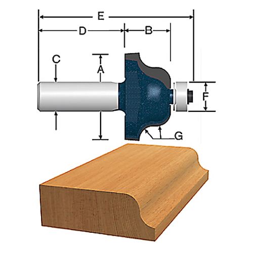 Bosch Tools Ct 1 4 Roman Ogee W Bb 2F 1 4S