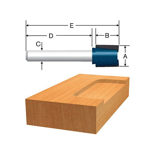 Bosch Tools Ct 3 4 X 3 4 Hinge Mortise 2F 1 4S