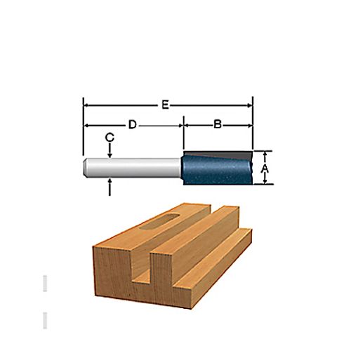 Bosch Tools Ct 1 2 X 1 Straight 2F 1 4S