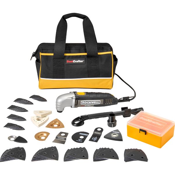 Rockwell RK5102K 72-pc. SoniCrafter 2.3 amp Corded Kit with Case