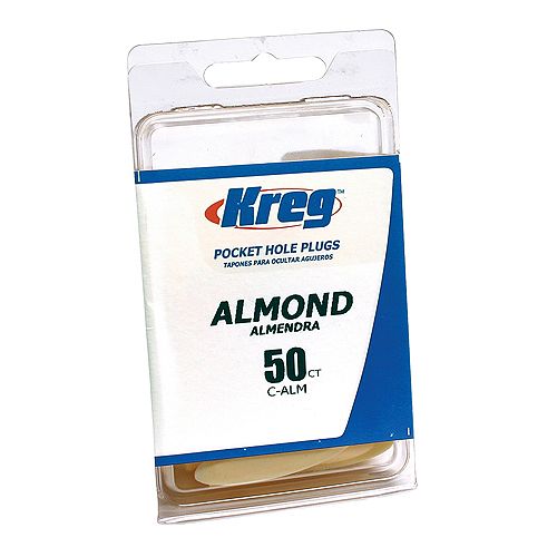 Kreg ALMOND PLASTIC CAPS 50CT - C-ALM Best Price