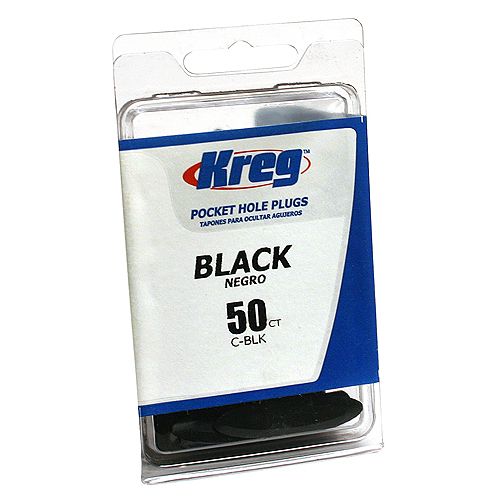 Kreg BLACK PLASTIC CAPS 50CT - C-BLK Best Price