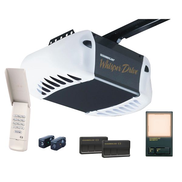 Chamberlain Garage Door Opener 1/2 hp Whisper Belt Drive with 2 Multi-