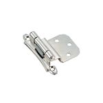 Amerock Cabinet Hinge  3/8in.  Pair - Polished Chrome Best Price