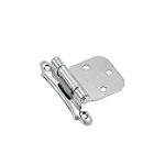 Amerock Cabinet Hinge  Face Frame Mount Self-Closing  Pair - Bright Chrome Best Price
