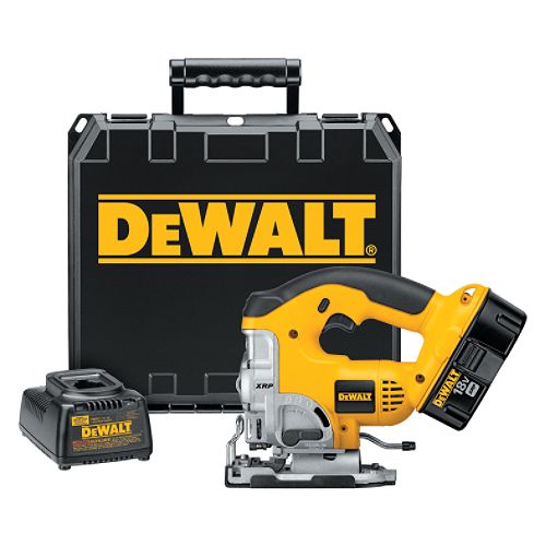 DeWalt 18 volt Heavy-Duty XRP Cordless Jig Saw Kit with Keyless Blade Change 