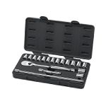GearWrench 18 Pc. Metric 6 Pt. Socket Set 1/2