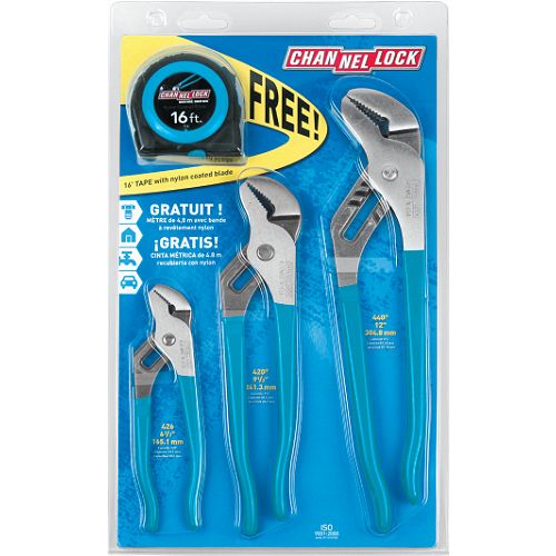 Channellock 3 pc. Tongue and Groove Set - GS-3T