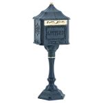 Amco Metal Industrial Corporation Colonial Pedestal Mailbox - Antique Mocha